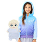 Cubcoats Transformando 2 em 1 X Disney Frozen(TM) Elsa 2 em 1 Bicho de Pelúcia com Capuz Azul
