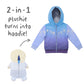 Cubcoats Transformando 2 em 1 X Disney Frozen(TM) Elsa 2 em 1 Bicho de Pelúcia com Capuz Azul