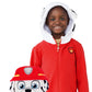 Cubcoats Transforming 2 em 1 Unissex Marshall 2 em 1 Bicho de Pelúcia com Capuz Vermelho