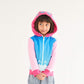 Cubcoats Transformando 2 em 1 Unissex Dream Works Trolls Poppy 2 em 1 Bicho de Pelúcia com Capuz Azul