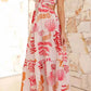 Trendsi - Cutout Printed Sleeveless Midi Cami Dress
