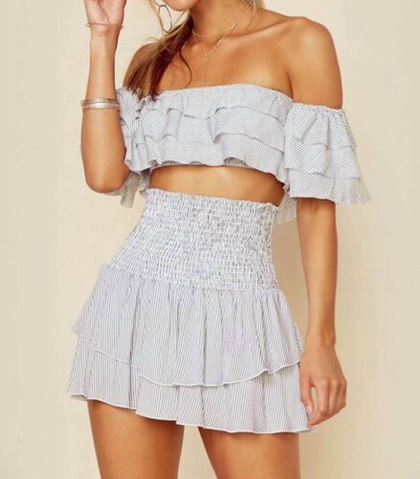 Blue Life - Lola Off The Shoulder Crop Top