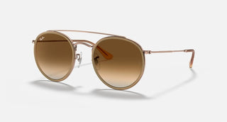 Ray Ban - Óculos de Sol Redondos com Ponte Dupla Não Polarizados Rb3647n 907051