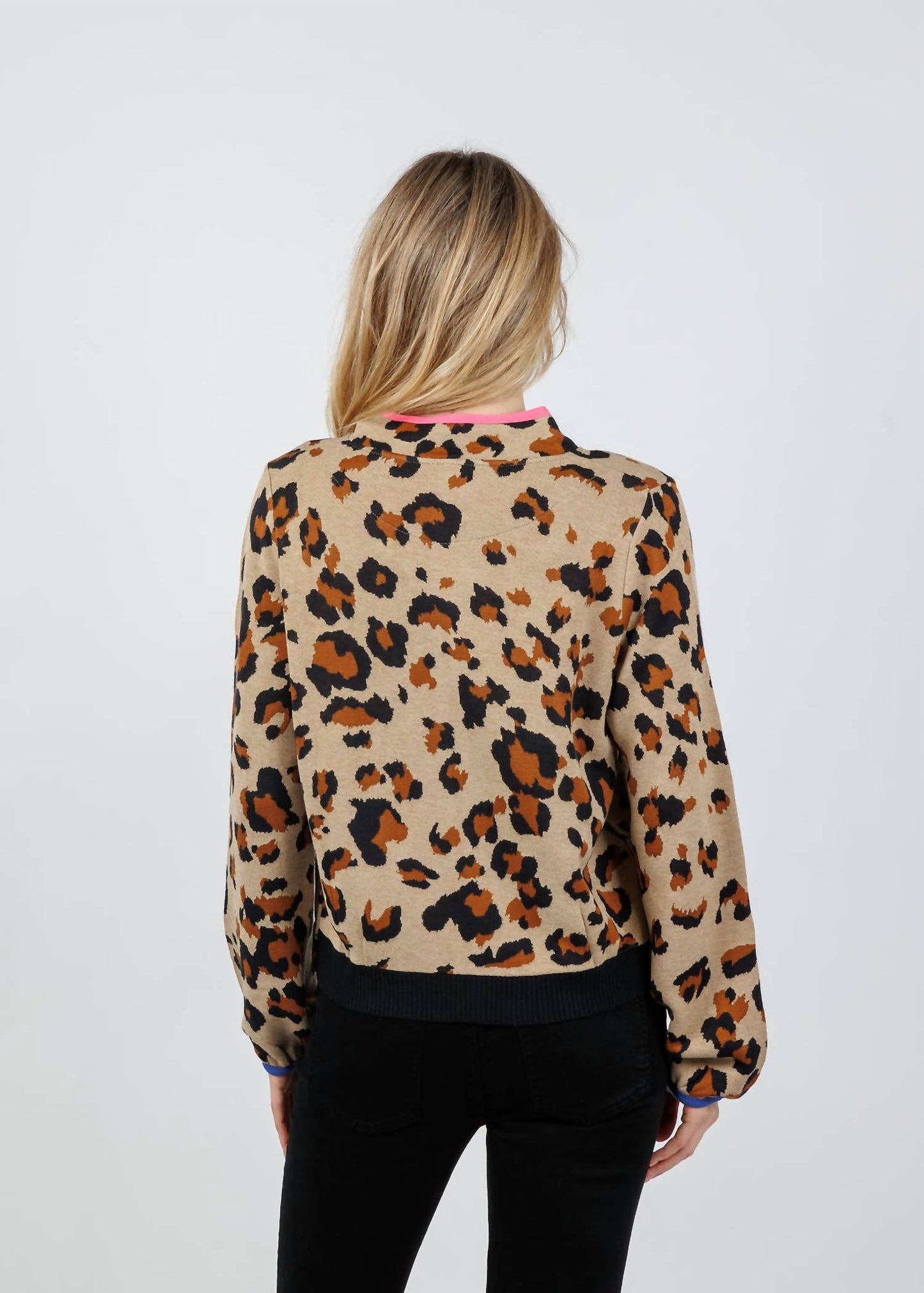 Aldo Martins - Olimpo Leopard Zip Sweater