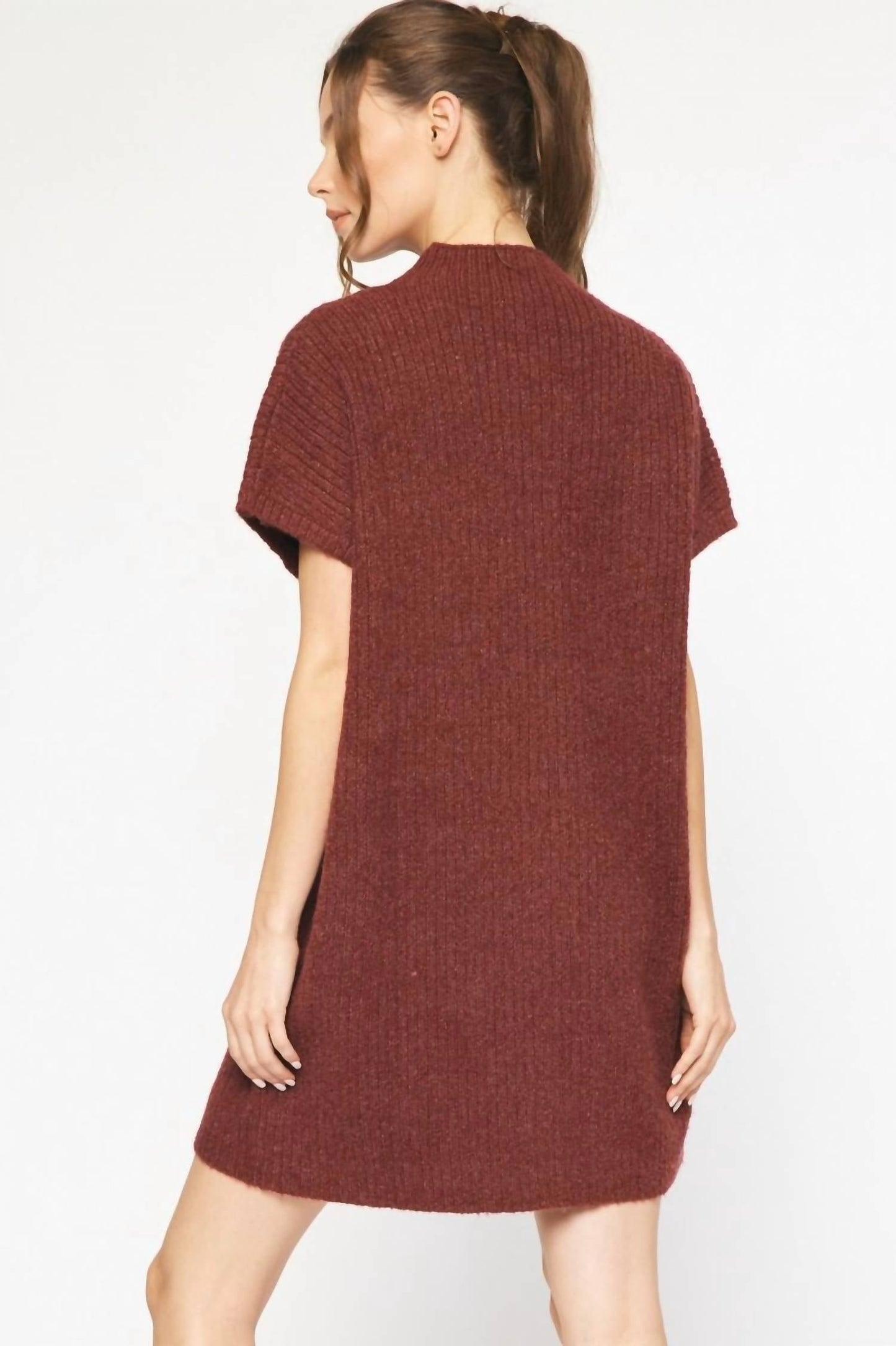 Entro - Mock Neck Sweater Dress