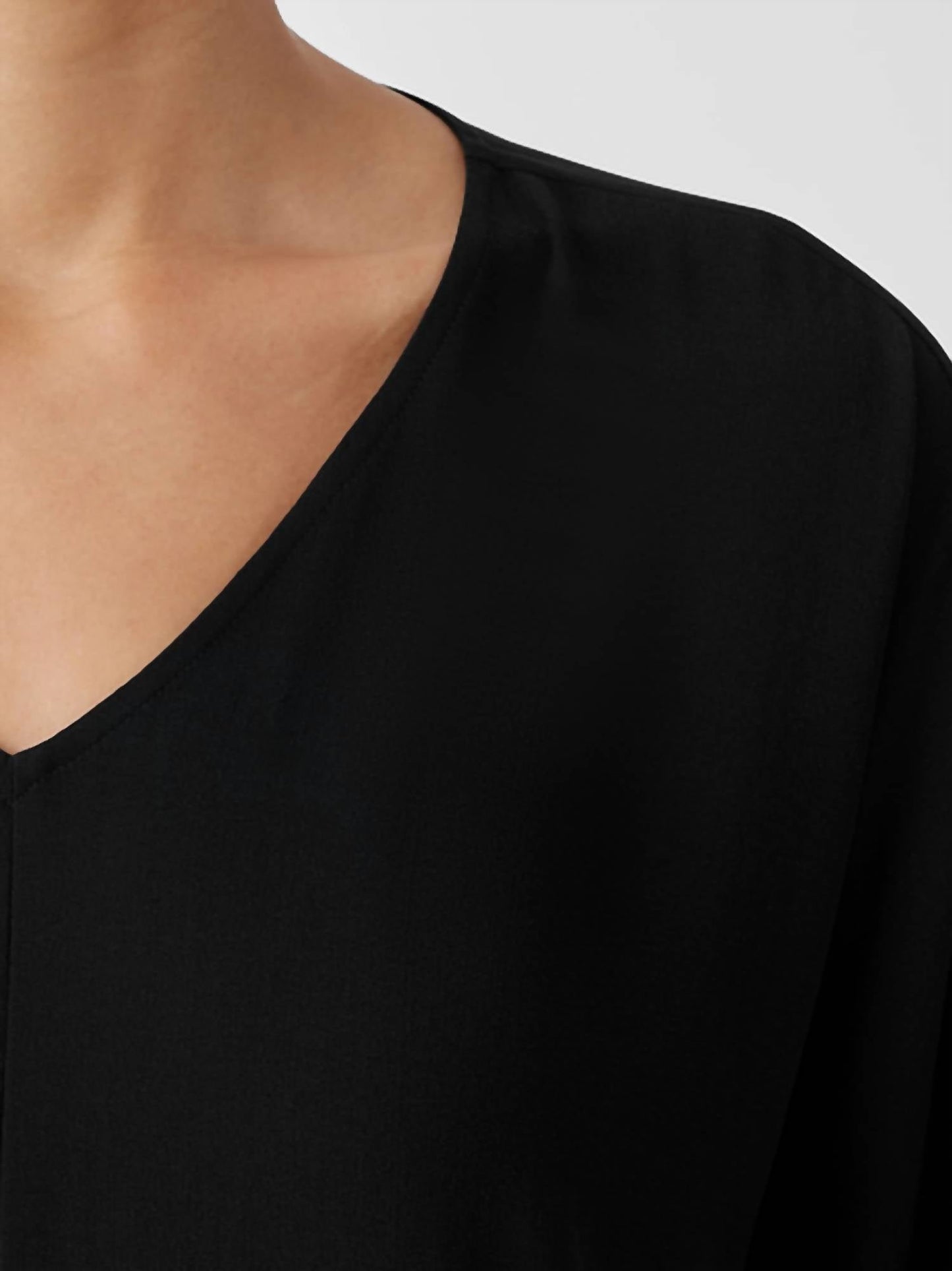 Eileen Fisher - V-neck Dolman Sleeve Top