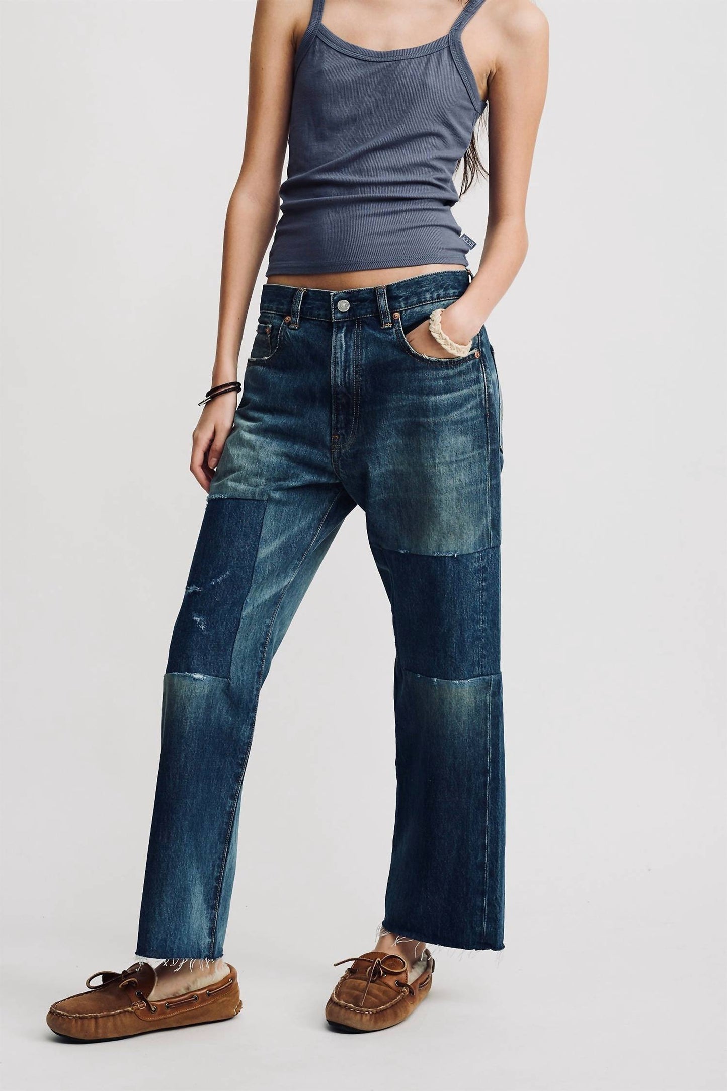 Denimist - Lucy Boyfriend Patchwork Jean