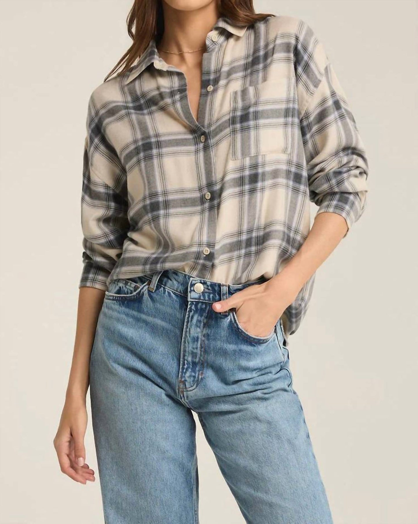 Z Supply - River Plaid Button Up Shirt
