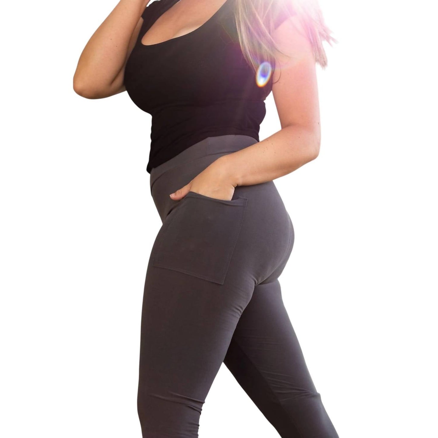 Julia Rose - Full-length Leggings With Pocket