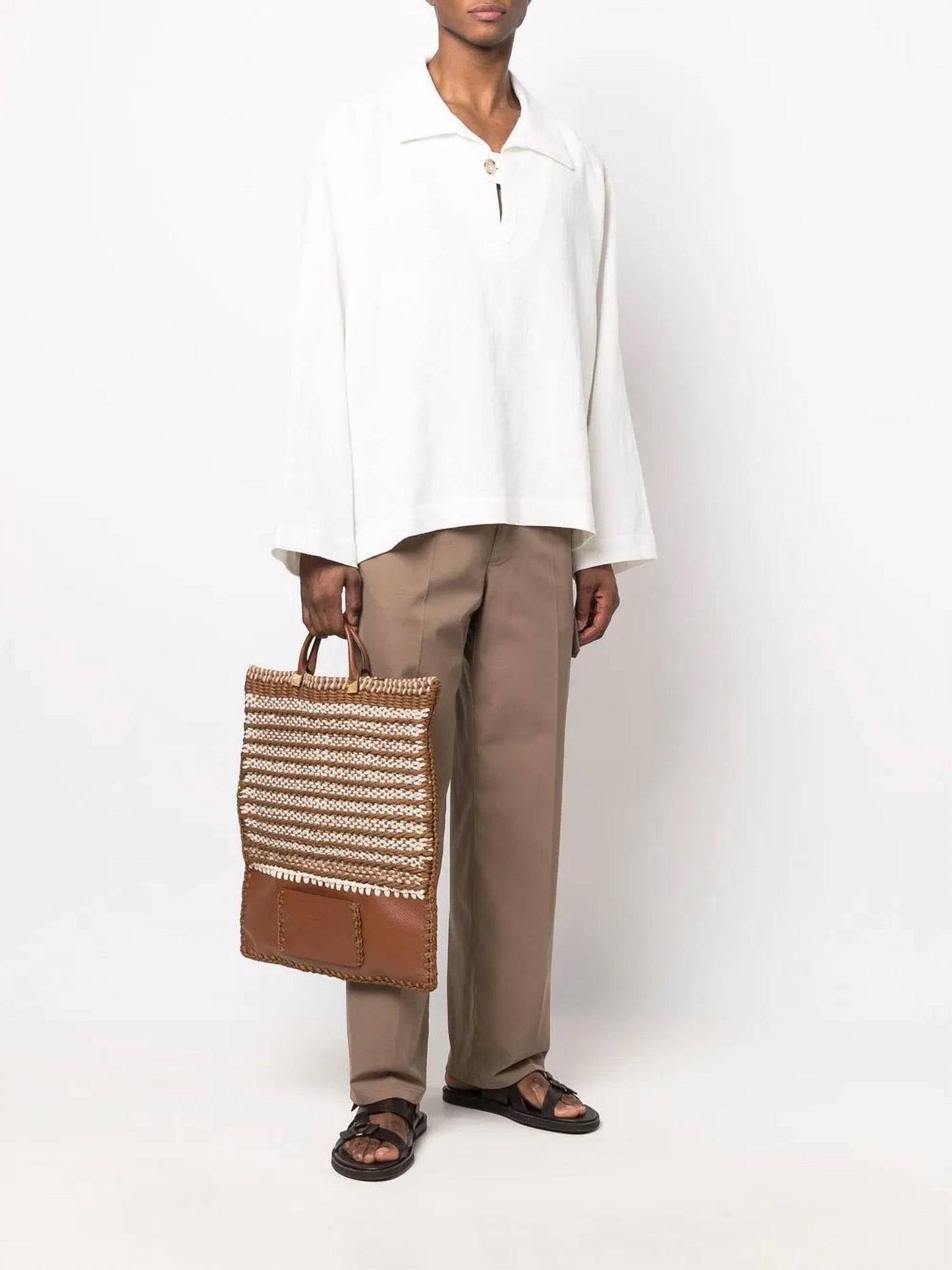 Valentino Garavani - Men's Identity Woven Tote Bag
