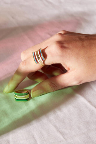 Aliita - ANEL DE ESMALTE COLORES FEMININO