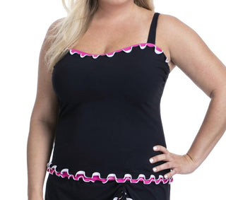 Perfil por Gottex - Top Tankini franzido - Plus