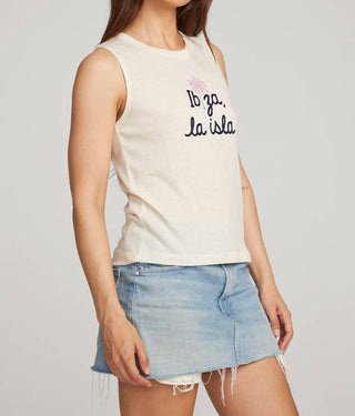 Chaser - Women's Ibiza Palm Muscle Top