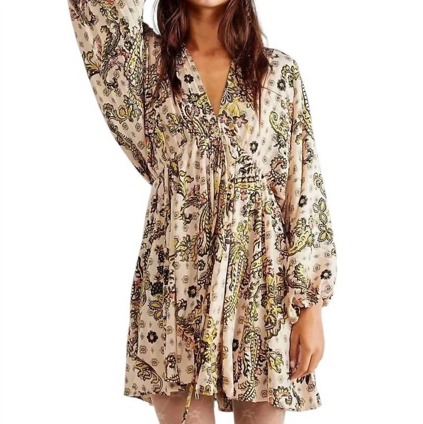 Free People - Vestido curto estampado Arzel