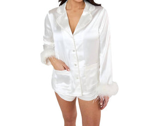 Buddylove - Conjunto de pijama com detalhes em penas Prescott