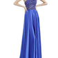 Jovani - One Shoulder Illusion Top Dress