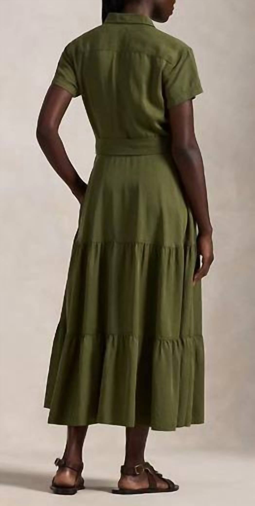 Polo Ralph Lauren - Belted Tiered Shirtdress