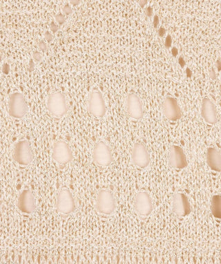 Esqualo - Fancy Open Knit Lurex Tank Top