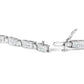 14K White Gold 2.0 Cttw Baguette and Princess-Cut Diamond Tennis Bracelet (H-I Color, SI1-SI2 Clarity) - 7"