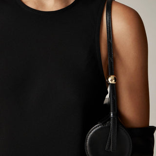 J.Crew - Vestido longo em corte A em crepe drapeado