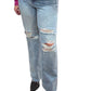 Judy Blue - High Waist Rigid Magic Distressed Jeans