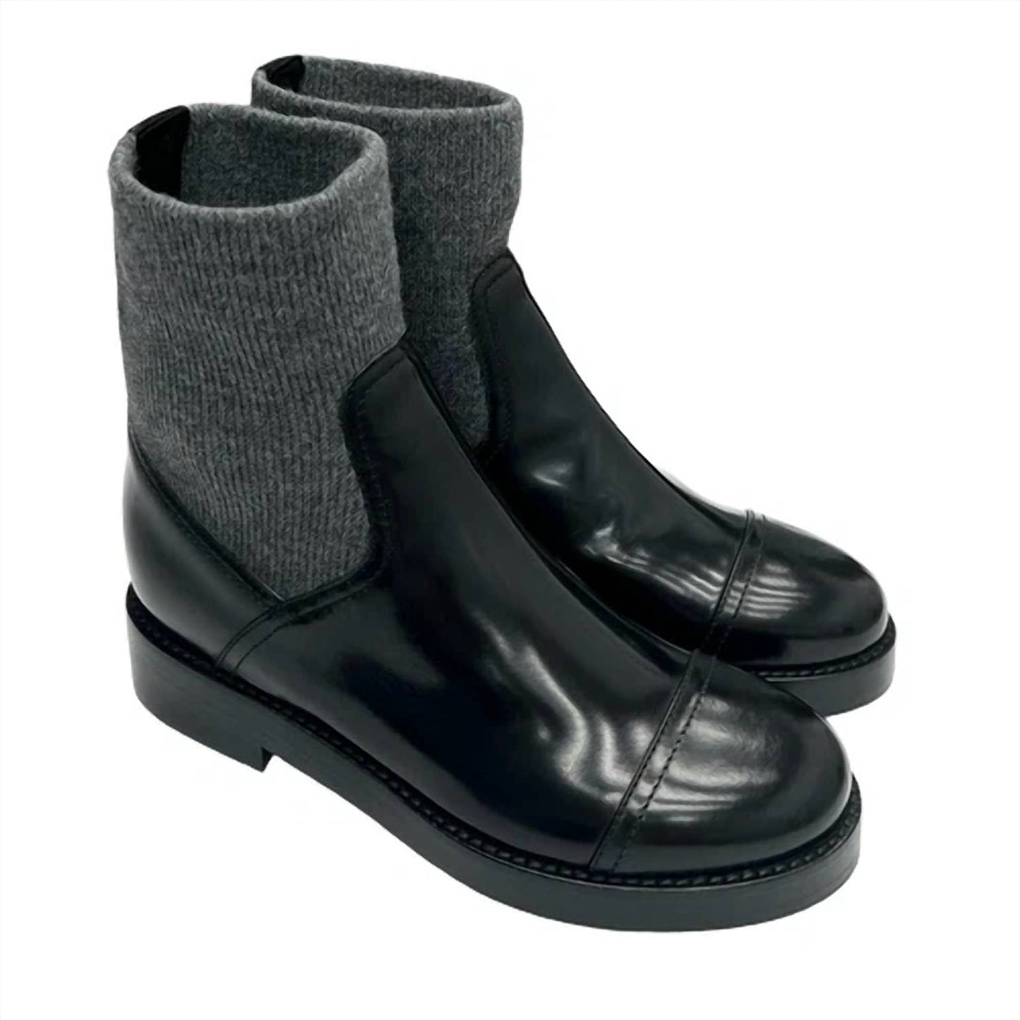 J.Crew - Women's Rib-cuff Boots In Italian Leather