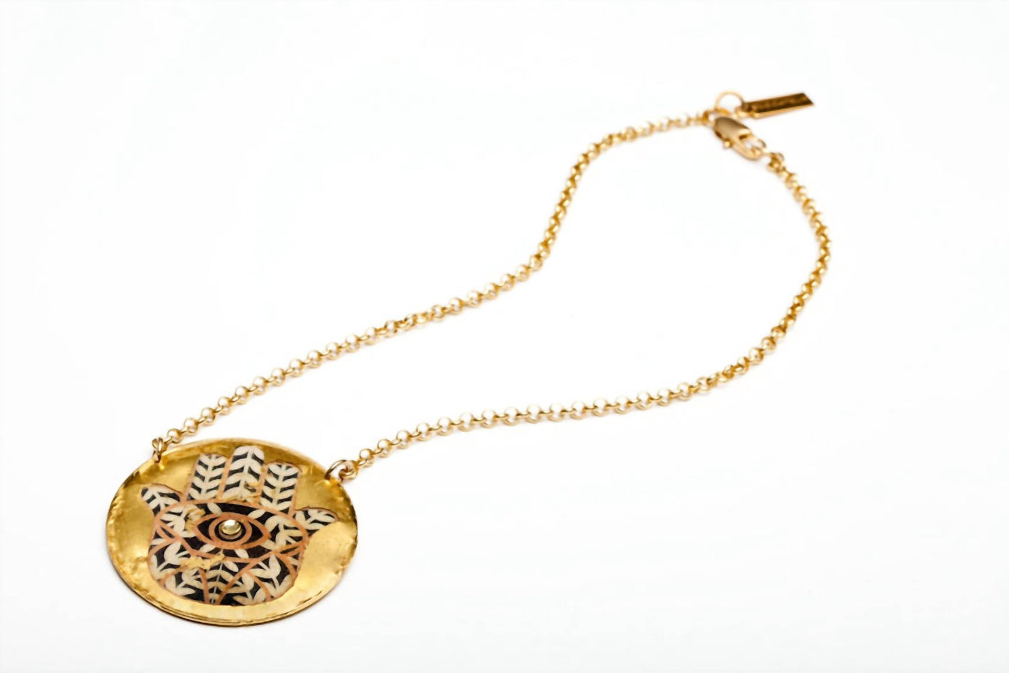 Avenue Chic - Women's Hamsa Pendant Necklace