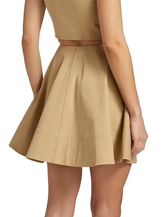 A.L.C. - Ella Stretch Cotton Mini Skirt