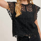 Bluivy - Lace Knitted Sleeveless Crochet Top