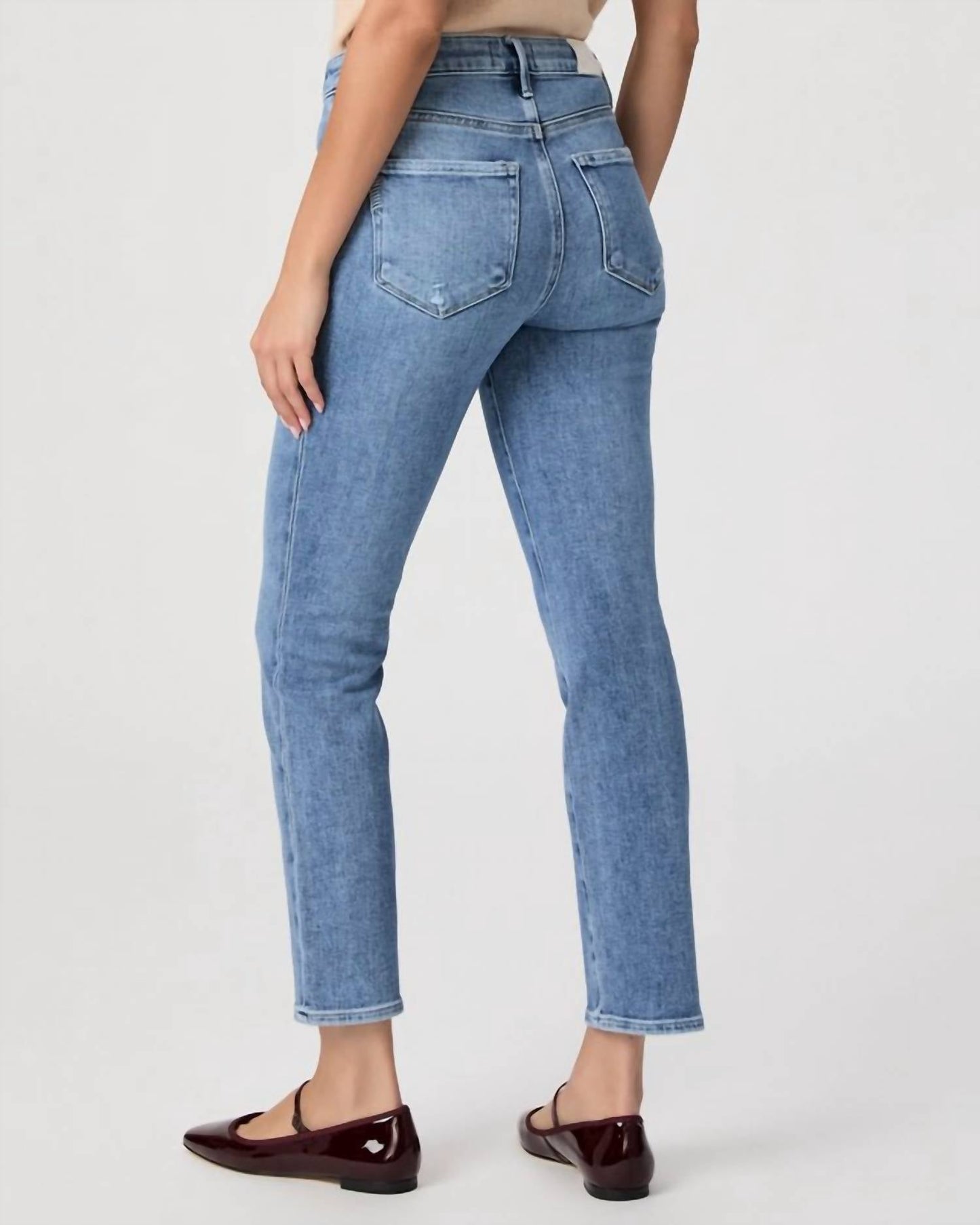 Paige - Cindy High-rise Straight Jean