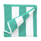 Cotton Velour Cabana Stripe Beach Towel - Novia Collection