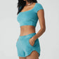 Alo Yoga - Terry Beachside Short Sleeve Top