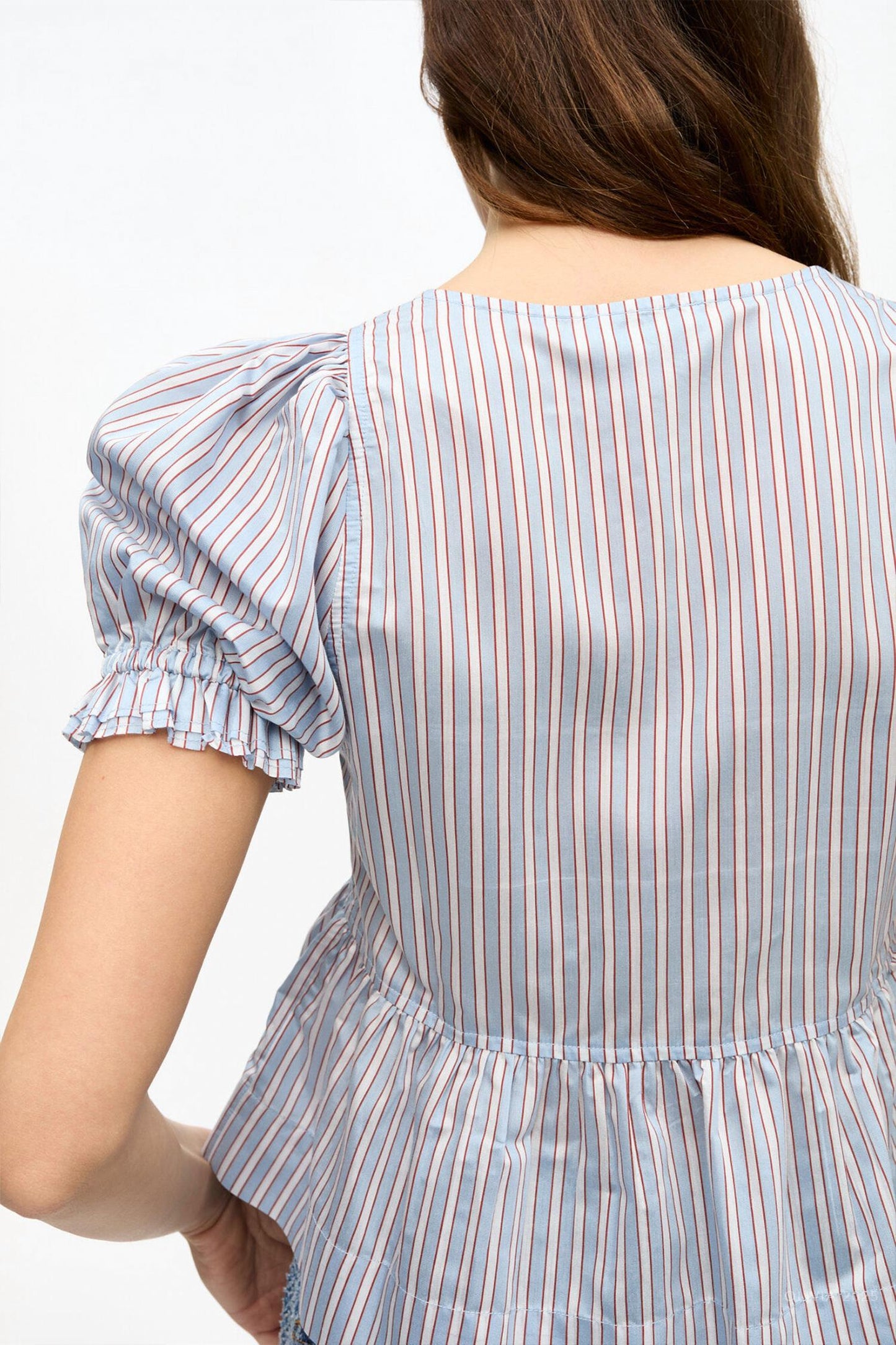 Ganni - Candy Stripe Blouse
