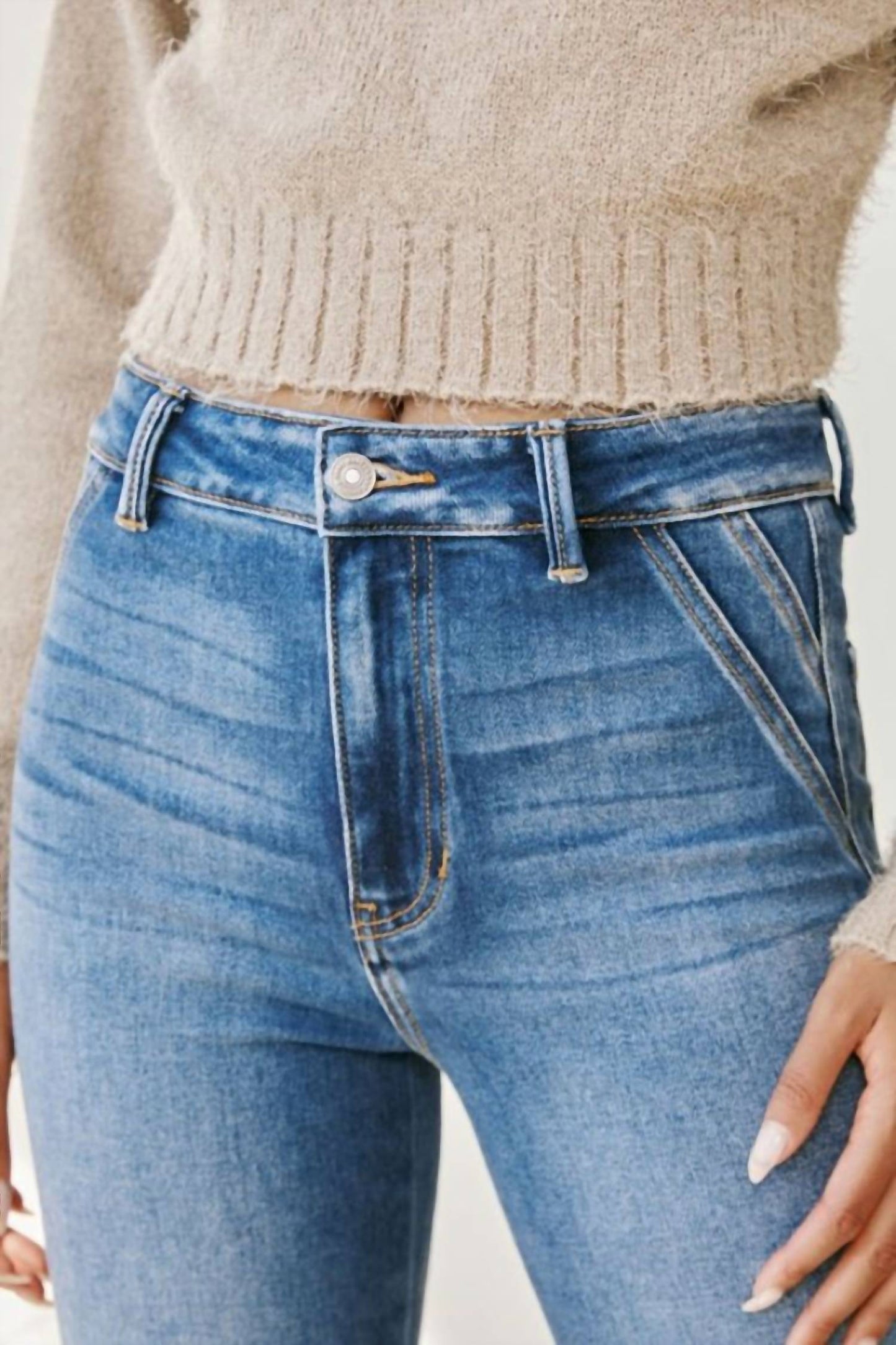 Kancan - Holly Ultra High Rise Flare Jeans