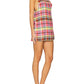 Free People - Walk The Walk Plaid Mini Dress
