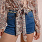 Molly Bracken - Butterfly Tie Front Blouse