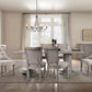 Gabrian 7 Pieces Dining Room Set - Reclaimed Wood, Beige / Gray
