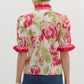 Entro - Rose Print Pullover Top