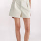 Steve Madden - Imelda Faux Leather Shorts