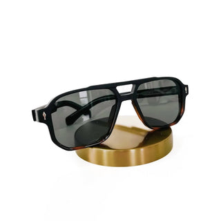 Pretty Simple - Óculos de sol aviador Maverick Matte Double Bridge