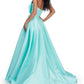 Ashleylauren - Strapless Mikado Ball Gown Dress
