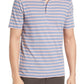Faherty Men's Isle Stripe Cotton Polo in Sunset Rose Stripe, Size Small