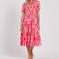Jude Connally - Portia Puff Sleeve Midi Dress