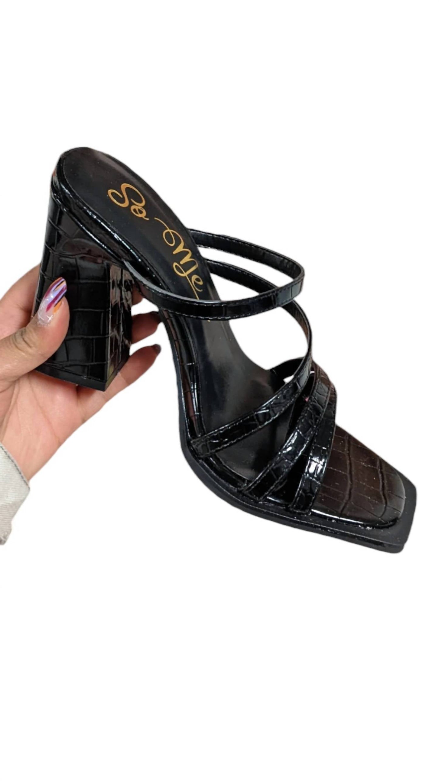Shoe Click - Women's Always The Bridesmaid Chunky Heels Sandal