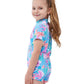 Gottex - Girls Short Sleeve Swim Shirt with Matching Swim Short
