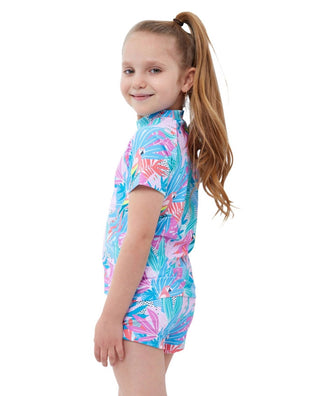 Gottex - Girls Short Sleeve Swim Shirt with Matching Swim Short