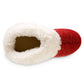 Isotoner - Women's Heather Knit Marisol Boot ECO Comfort Slipper