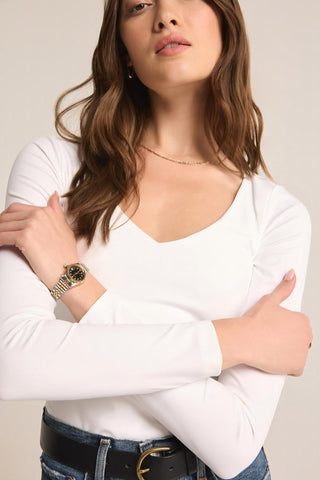 Z Supply - Blusa Avala de manga comprida So Smooth