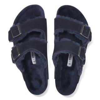 Birkenstock - Sandálias femininas Arizona Shearling - Médias / Estreitas