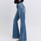 Judy Blue - High Waist Double Button Flare Jeans